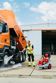 Ehrle washing lorry